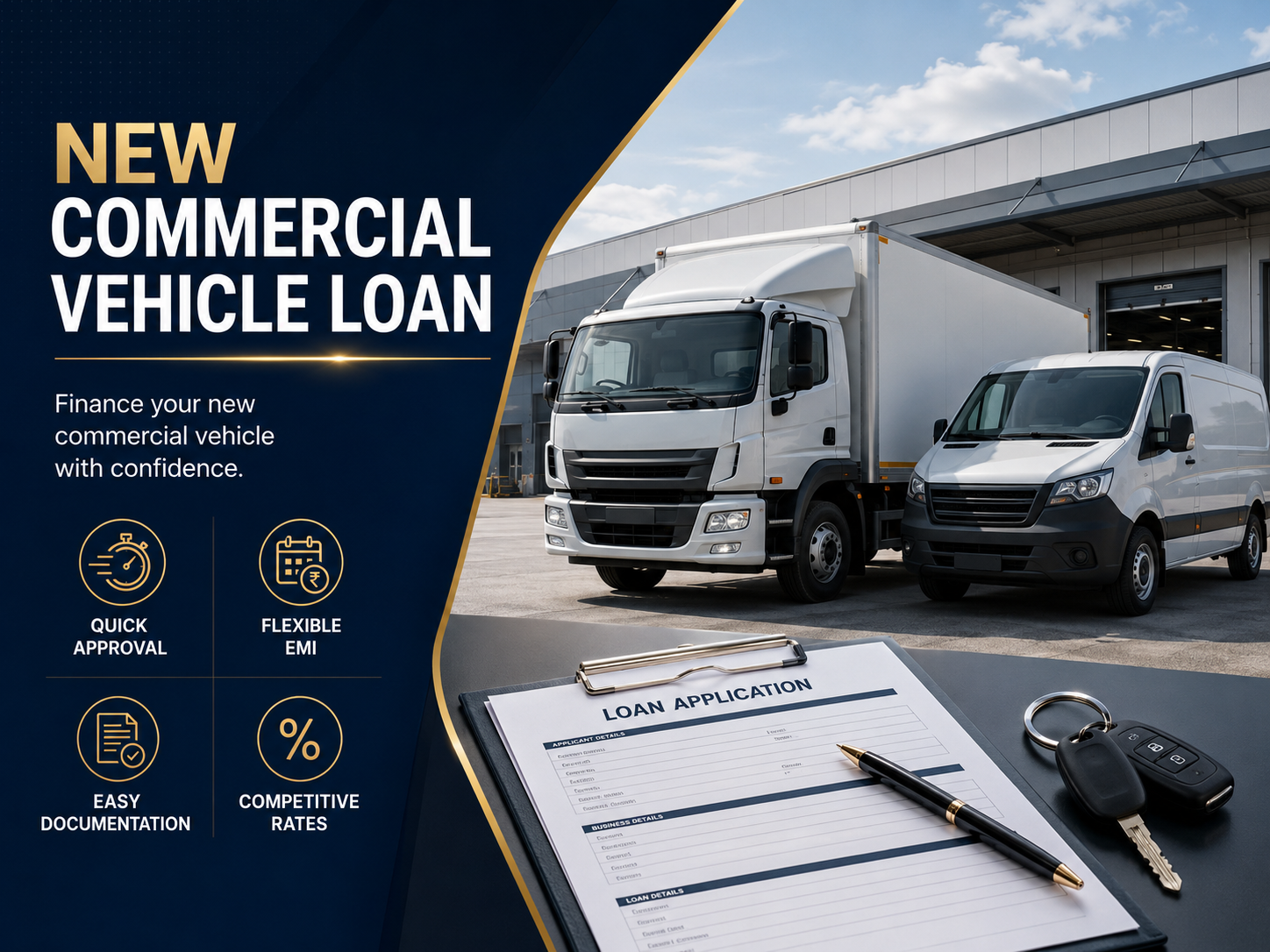 New Commercial Vehicle Loan